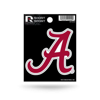 Rico Industries Ncaa Alabama Crimson Tide Die Cut Team Logo Short Sport Sticker