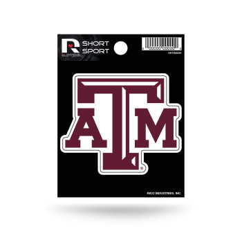 Rico Industries Ncaa Texas Am Aggies Die Cut Team Logo Short Sport Sticker