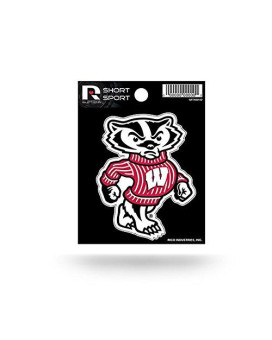 Rico Industries Ncaa Wisconsin Badgers Die Cut Team Logo Short Sport Sticker