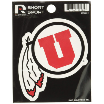 Ncaa Utah Utes Die Cut Team Logo Short Sport Sticker