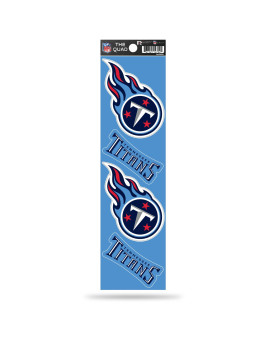 Rico Industries Nfl Tennessee Titans Die Cut 4-Piece The Quad Sticker Sheet