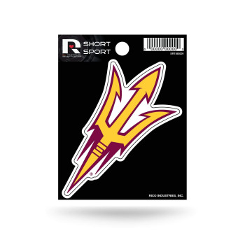 Rico Industries Ncaa Arizona State Sun Devils Die Cut Team Logo Short Sport Sticker