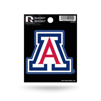 Rico Industries Ncaa Die Cut Team Logo Short Sport Sticker, Arizona Wildcats , 375 X 475-Inches