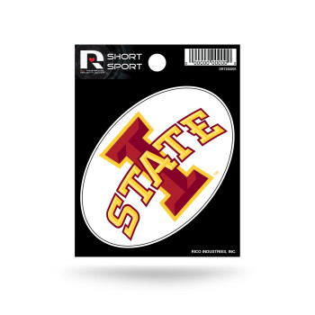 Ncaa Iowa State Cyclones Die Cut Team Logo Short Sport Sticker