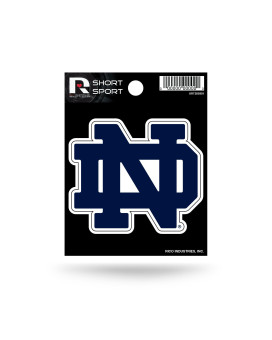 Rico Industries Ncaa Notre Dame Fighting Irish Die Cut Team Logo Short Sport Sticker