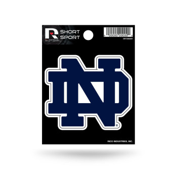 Rico Industries Ncaa Notre Dame Fighting Irish Die Cut Team Logo Short Sport Sticker