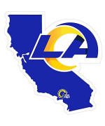 Nfl Los Angeles Rams Home State Decal, 5
