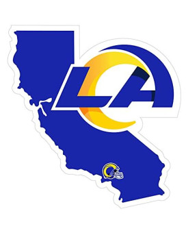 Nfl Los Angeles Rams Home State Decal, 5