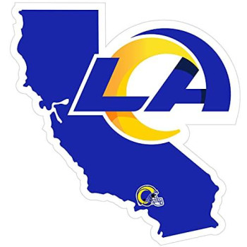 Nfl Los Angeles Rams Home State Decal, 5