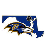 Nfl Baltimore Ravens Home State Decal, 5