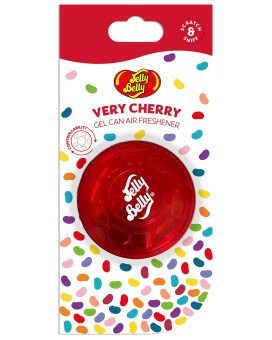 Jelly Belly Car Air Freshener - Very Cherry Gel Can Car Freshener Car Scent Lasts Up To 30 Days, Air Freshener Car, Home Or Office Genuine Jelly Belly Car Air Fresheners For Women, Men And Kids