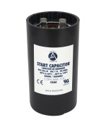 Appli Parts Motor Start Capacitor 460-553 Mfd (Microfarads) Uf 110-125 Vac Universal Fit For Electric Motor Applications 1-34 In Wide 3-38 In Height Con-460-110