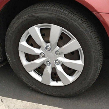 Bdk Hubcaps Wheel Covers For Toyota Corolla 16  Four (4) Pieces Corrosion-Free & Sturdy  Full Heat & Impact Resistant Grade  Replacement, 4 Pack