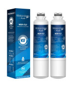 Waterdrop Plus Da29-00020B Nsf 4015342 Certified Refrigerator Water Filter, Replacement For Samsung Water Filter Da29-00020B, Haf-Cin, Hdx Fms-2, Rf28Hmedbsr, Rf263Beaesr, Wdp-F27, 2 Filters