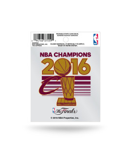 Nba Cleveland Cavaliers 2016 Champions Small Static Cling