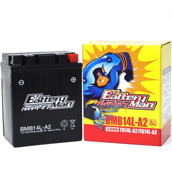 Battery Man Bmb14L-A2 (Yb14L-A2 Compatible) (Liquid Input Charged) Bike Battery