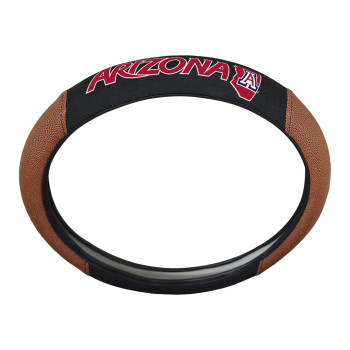 Fanmats 62116 Arizona Wildcats Football Grip Steering Wheel Cover 15 Diameter