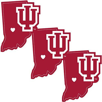 Ncaa Siskiyou Sports Fan Shop Indiana Hoosiers Home State Decal One Size Team Color