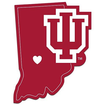 Ncaa Siskiyou Sports Fan Shop Indiana Hoosiers Home State Decal One Size Team Color