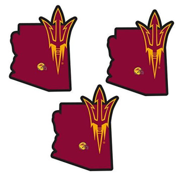 Ncaa Siskiyou Sports Fan Shop Arizona State Sun Devils Home State Decal One Size Team Color