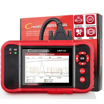 Launch Crp123 Obd2 Scanner Engine/Abs/Srs/Transmission Car Diagnostic Tool, Abs Code Reader, Srs Scan Tool, Lifetime Free Update Scan Tool