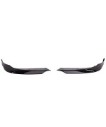Pre-painted Front Splitter Lip Compatible With 2009-2011 BMW 3 Series E90 LCI, Factory Style PP Painted Jet Black # 668 Front Splitter Lip Other Color Available By IKON MOTORSPORTS, 2010