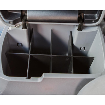 OxGord Center Console Organizer Compatible with Toyota Tacoma 05-15 - Custom Fit Insert for Armrest Lid Compartment