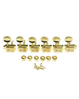 Kaish Gold Split Post Vintage Guitar Tuning Keys Tuners Machine Heads For Strattele