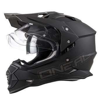 Oneal Unisex Adult Full-Face-Helmet-Style Sierra Ii Helmet Flat Black Xs 53 54Cm , Black, X-Small Us