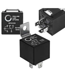 Online Led Store 12V 4030 Amp 5-Pin Spdt Bosch Style Electrical Relay