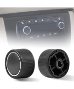 Vofono Rear Radio Audio Volume Control Knobs Dial Tuner [2-Pcs], Stereo Knob Buttons Replacement For 07-13 Chevy Tahoe Chevrolet Silverado Gmc Acadia Sierra Denali Yukon Gm 22912547