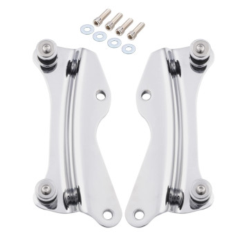 Amazicha Chrome 4 Point Docking Hardware Kit Compatible For Harley Touring Street Glide, Electra Glide, Road King, Road Glide 2014-2023