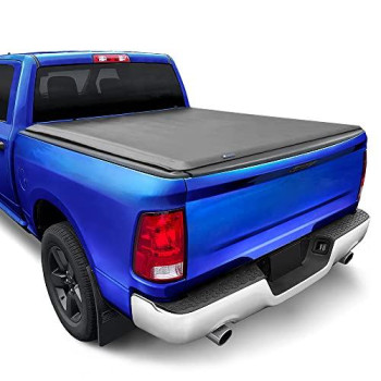 Tyger Auto T1 Soft Roll-Up Truck Bed Tonneau Cover Compatible With 2009-2018 Dodge Ram 1500 2019-2022 Classic 57 (67) Bed Tg-Bc1D9018 Vinyl