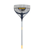 True Temper 2919200 Poly Leaf Rake with 60-in. Vinyl-Coated Handle with Cushion Grip, 26 Inch