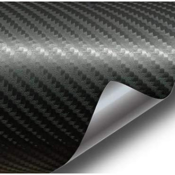 Vvivid Black True R Carbon Fiber Vinyl Wrap Roll With Air Release Technology (8Ft X 5Ft)