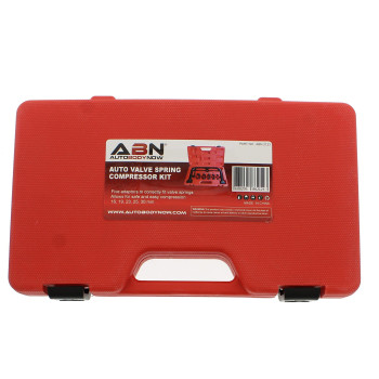 ABN Auto Valve Spring Compressor C Clamp Tool Set Service Kit for Motorcycle, ATV, Car, Small Engine Vehicle Equipment