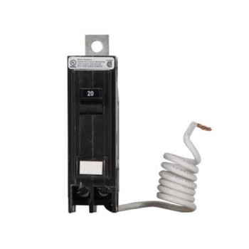 Eaton QBGFT1020 Bolt-On Mount Type QB Ground Fault Circuit Breaker 1-Pole 20 Amp 120/240 Volt AC Quik-Lok™