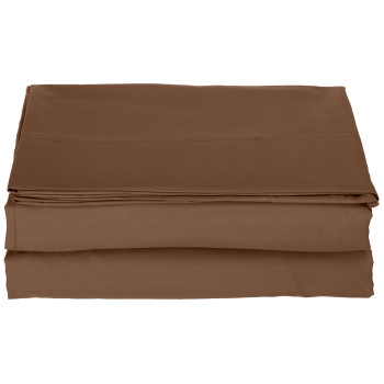 Luxury Flat Sheet On carkartElegant Comfort Wrinkle-Free 1500 Thread Count Egyptian Quality 1-Piece Flat Sheet, California King Size, Taupe