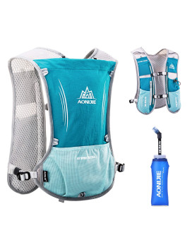 Triwonder Hydration Pack Backpack 5L Marathoner Running Race Hydration Vest (Light Blue)