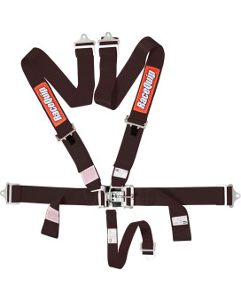 Racequip Black Pair 5 Point Harness with Individual Shoulder Belt Set of 2