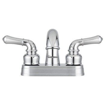 Dura Faucet DF-PL620C-CP RV Bathroom Sink Faucet - Smooth Turning 2-Lever (Chrome)