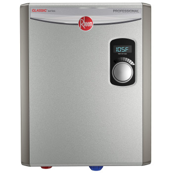 Rheem Rtex-18 18Kw 240V Electric Tankless Water Heater, Small, Gray