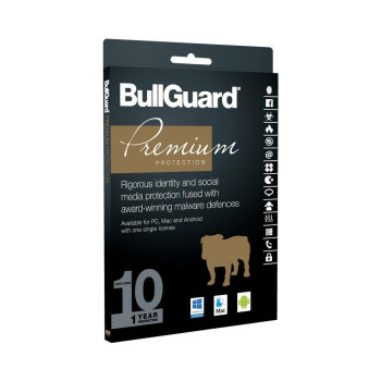 Bullguard Premium Protection 2017 10 User (1 License), Retail, Multi Device License, 1 Year