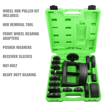 OEM TOOLS 27213 Master Wheel Hub & Bearing Remover & Installer Kit, Back & Front Wheel Bearing Puller Kit, Back & Front Wheel Hub Puller, Easy to Use