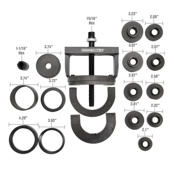 OEM TOOLS 27213 Master Wheel Hub & Bearing Remover & Installer Kit, Back & Front Wheel Bearing Puller Kit, Back & Front Wheel Hub Puller, Easy to Use