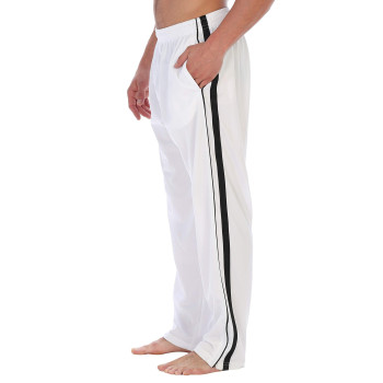 Gioberti Mens Athletic Track Pants, White, X Large