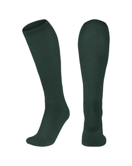 Champro Womens Multi-Sport Athletic Compression For Baseball, Softball, Football, And More Multi Sport Socks, Forest Green, Large Us