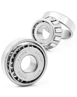 Cone: A4050 & Race: A4138 Tapered Roller Bearing 0.5" x 1.3775" x 0.433" (ID x OD x W) | 12.7 mm x 34.989 mm x 10.998 mm (ID x OD x W) - 2 Sets