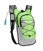 Northwest Survival Hydration Pack - 2 Liter Water Bladder With Extra Large Storage Compartment, Green