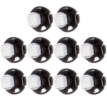 cciyu T5/T4.7 12mm Neo Wedge LED Light Bulbs Instruemnt Dash Light,10Pack